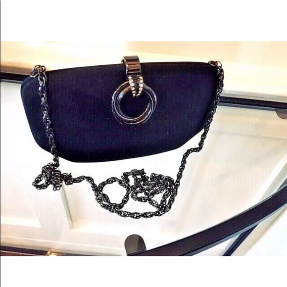 RODO Italy Clutch Chain Rhinestones Evening bag - Picture 2 of 9